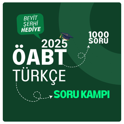 2025 Türkçe ÖABT 1000 Soru Kampı 
