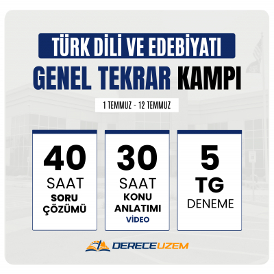 2025 TÜRK DİLİ EDEBİYATI ÖABT DEV GENEL TEKRAR KAMPI