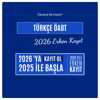 2026 TÜRKÇE ÖABT ERKEN KAYIT