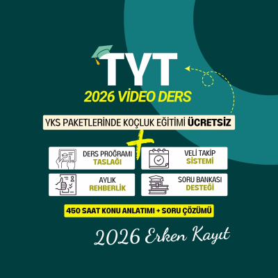 2026 YKS- TYT ERKEN KAYIT