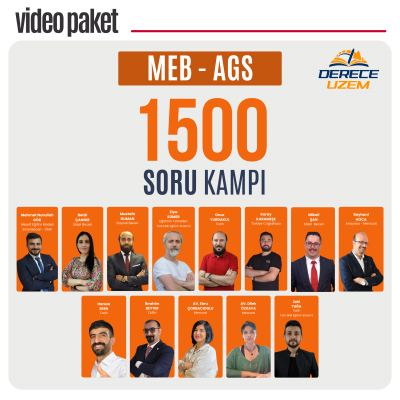 2025 MEB-AGS 1500 Soru Video Paket