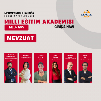 2025 MEB- AGS MEVZUAT TEK DERS 