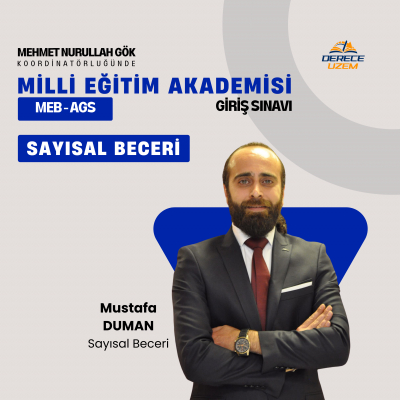 2025 MEB- AGS SAYISAL BECERİ TEK DERS